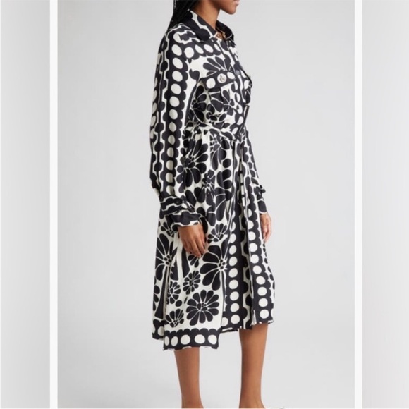 FARM‎ Rio Palermo Long Sleeve Shirtdress size XXS - Picture 3 of 13